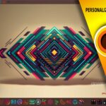 Las personalizaciones desktops Linux de Pedro Crespo. Aires Neón